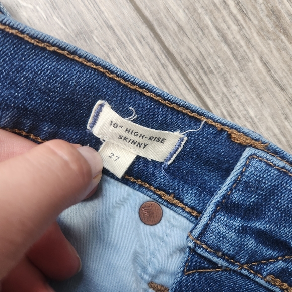 Madewell 10" High Rise Skinny Jeans 27 - Picture 8 of 16